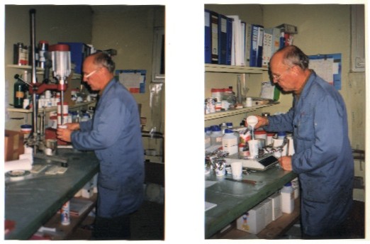 Man working in a laboratory