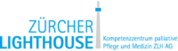 Logo des Zürcher Lighthouse mit einem stilisierten Leuchtturm in Blau.